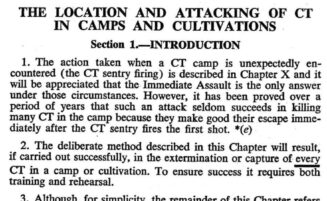 Attack On Enemy Camp – 2Lt Kassim Abdul Kadir PGB & Ranger Mereng ak Imang PGB